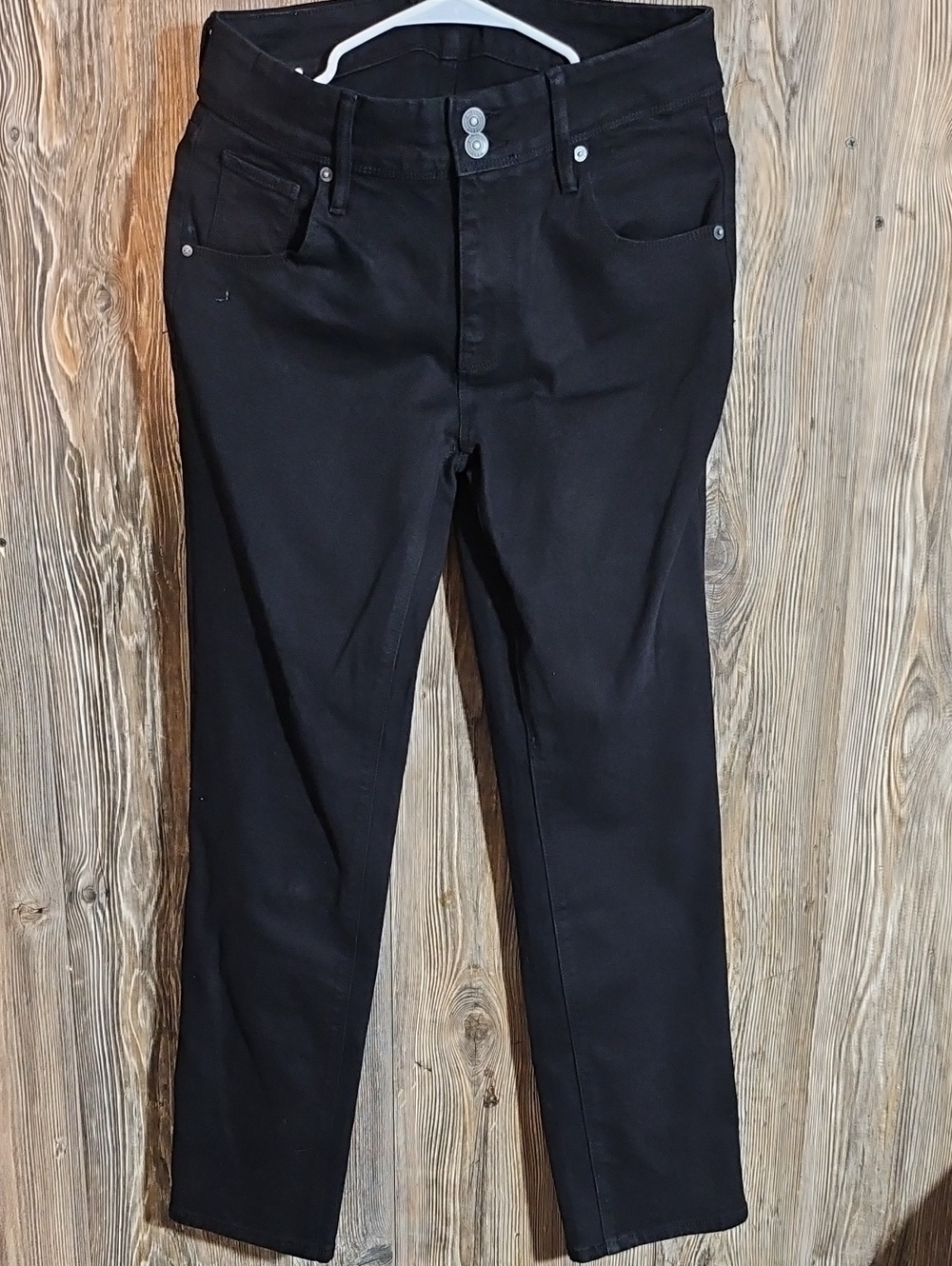 Hudson Jeans Women's Slim Straight Black Jeans